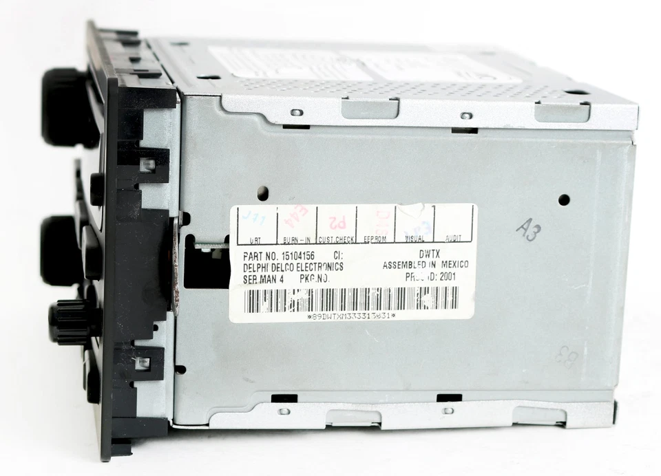Chevy GMC 2003-2005 Truck Radio AM FM CD Cassette w Auxiliary mp3 Input 15104156 — 第 4/4 张图片