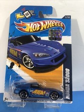2012 Hot Wheels Honda S2000 Blue Great Card Walmart Windshield Factory Sealed