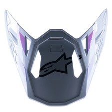 Alpinestars Supertech M10 Daytona LE Helmet Visor/Peak Gray/Purple
