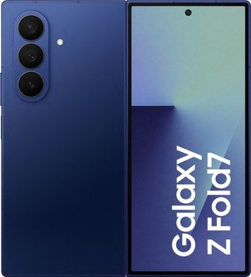 Samsung Galaxy Z Fold7 256GB Blue Shadow   Neu & Versiegelt   Dual SIM   EU Ware