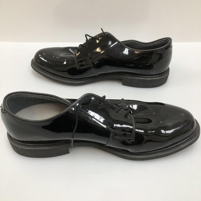 Bates Shoes Mens Size 13 Black Patent Synthetic Oxford Dress 00941