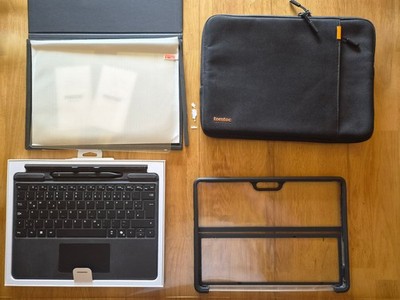MICROSOFT Surface Pro Keyboard mit Slim Pen 2 Tastatur Schwarz und Zubehör