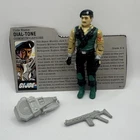GI Joe 1986 Dial-Tone 100% Complete Vintage ARAH Action Figure With File Card