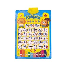 Russian Alphabet Poster for Kids, Toys With Native Speakers, Le... Fast USA SHIP