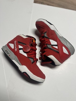 Reebok Pump Omni Lite Red White Black Men s Size 9 Basketball Shoes Excellent