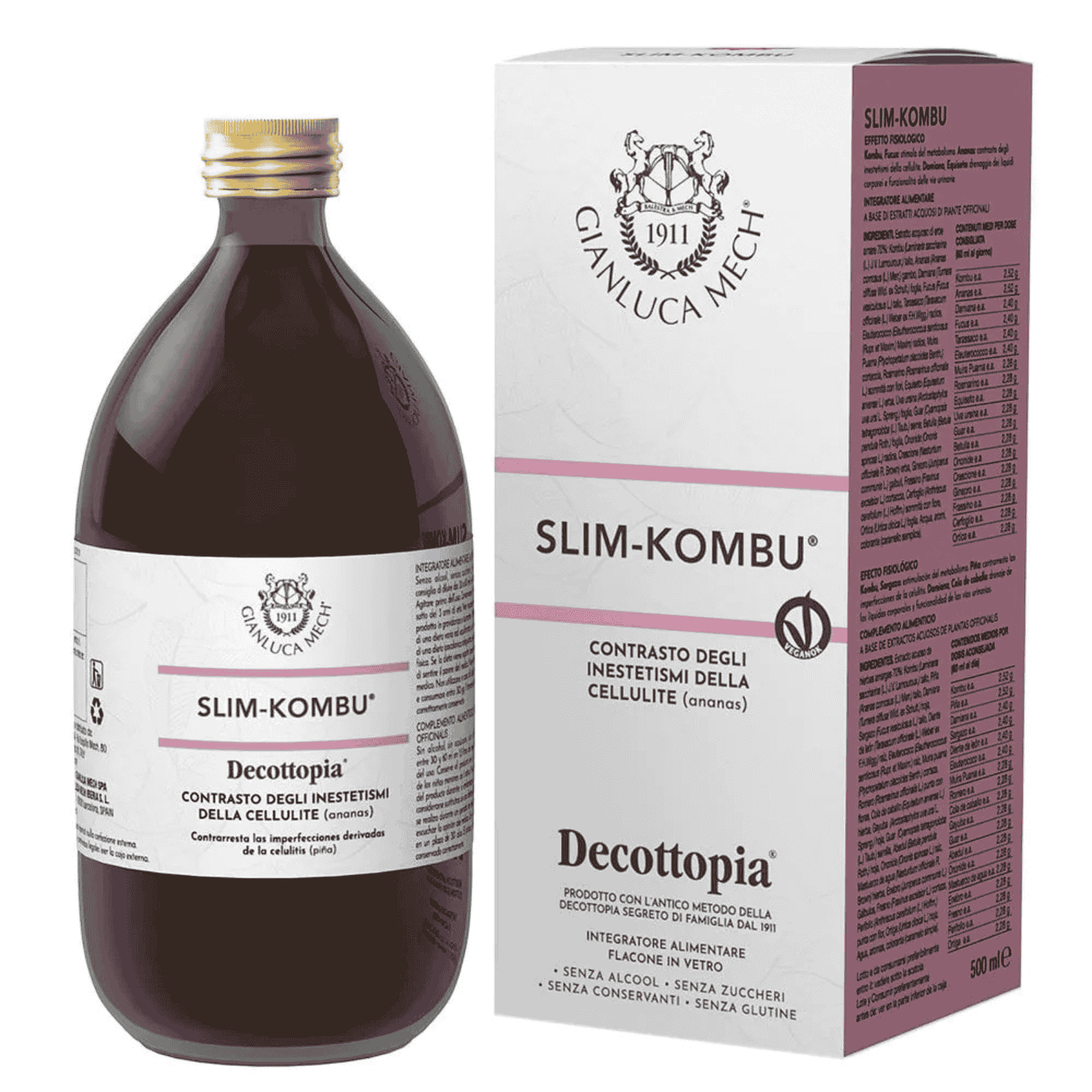 Gianluca Mech Slim-Kombu 500 ml contro gli inestetismi della cellulite