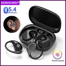 Bluetooth 5.4 Ear Hook Headphones TWS Wireless Earphones HiFi Stereo Waterproof
