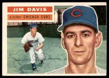 1956 Topps #102 JIM DAVIS Chicago Cubs EX