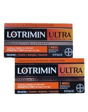 2  lotrimin ultra athletes foot 1.1oz ea exp 3/2026
