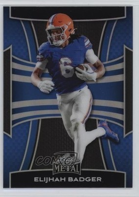 2025 Leaf Metal Blue Prismatic 26/49 Elijhah Badger #57 Rookie RC 13u1