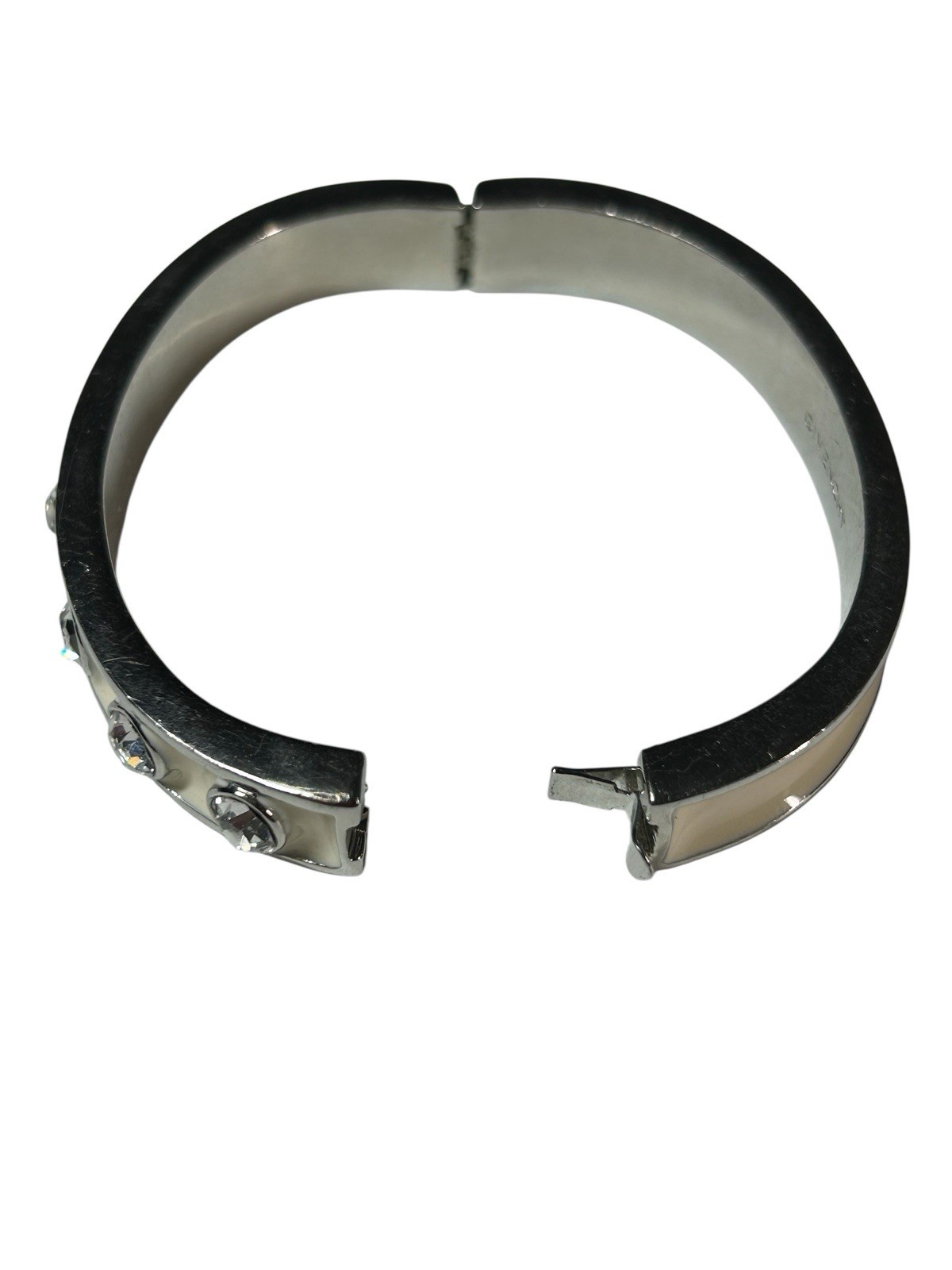 Givenchy Crystal Rhinestone Hinge Bangle Bracelet… - image 7