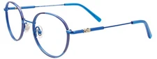 EASYTWIST ET9009 Eyeglasses Eye Glasses 050 Blue Tortoise & Blue Authentic New 4