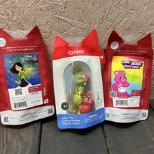 Lot Of 3 Tonies Characters - Disney Princess Mulan, Grinch, Care Bears SEALED 