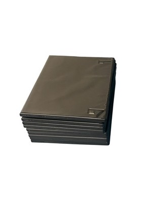 pack of 10 premium verbatim black tall slim dvd or cd cases holders most new