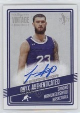 2021-22 Onyx Vintage Auto Sandro Mamukelashvili #VASM Auto 11qz