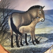 W.S. George Przewalski's Horse Fine China Collector Plate by Will Nelson 1991