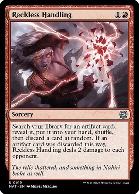 NM Reckless Handling, MTG, March of the Machine, Magic the Gathering, 19