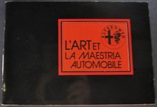 1982 Alfa Romeo Paris Art Expo Brochure Gtv6 Excellent Original 82 French Text