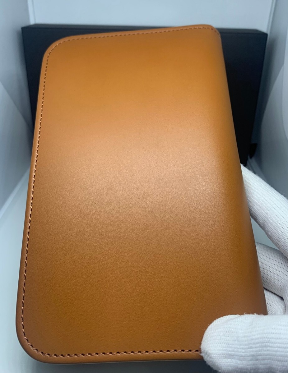 Near Mint] PILOT and SOMES Leather Round Zipper Pen Case for 3