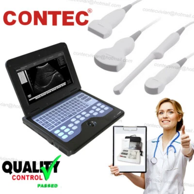 CONTEC New Portable Laptop Machine Digital Ultrasound Scanner, Optional 4 Probes,CE FDA
