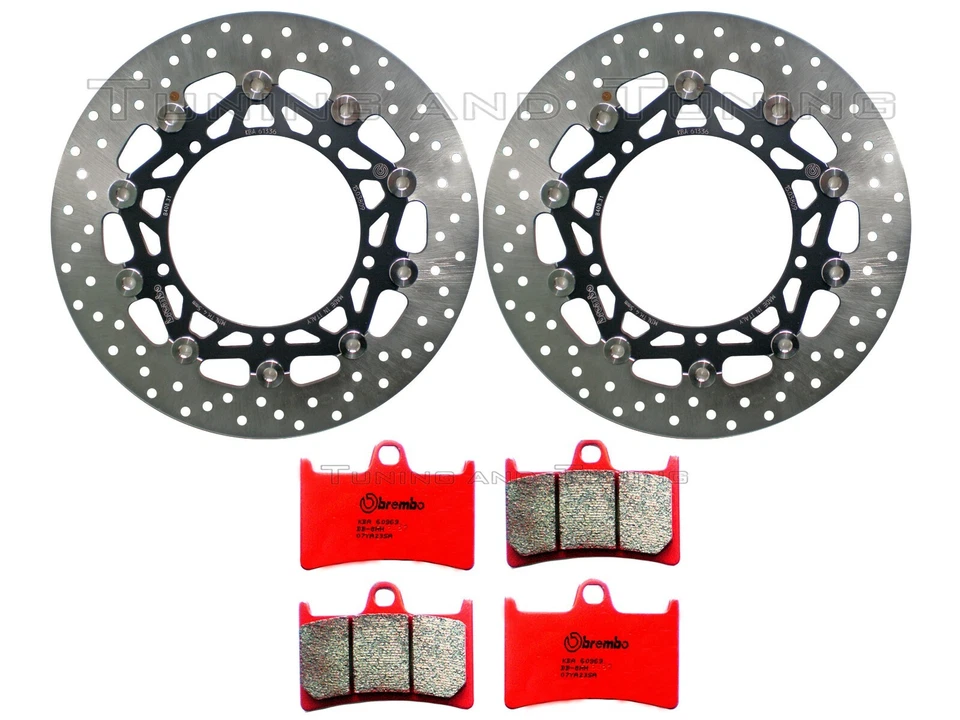 Disques frein avant+Plaquettes SA POUR YAMAHA MT 09 850 STREET RALLY/ABS 2017 - Photo 1/1