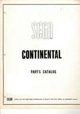 ONE ARMED BANDIT AWARD CARD - SEGA CONTINENTAL PARTS CATALOG - FREE 24HR POST