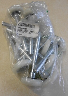 10-pack ABN 2'' Quiet Garage Door Rollers Nylon Wheels 13 Ball Bearing 4'' Stem