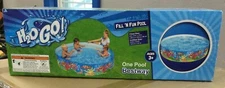 H20GO! FILL 'N FUN POOL  6 ft x 6 ft x 15 in filled