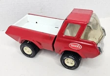 Vintage Metal Tonka Cab Over Pickup Truck Red & White Complete 