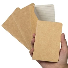Pocket Notebook, 4 Pack Softcover Small Notebook for Taking Notes, Ruled Paper