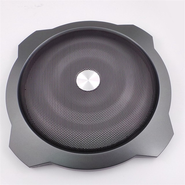 2pcs 8" inch Speaker Cover Audio Subwoofer Decorative Circle Metal Mesh