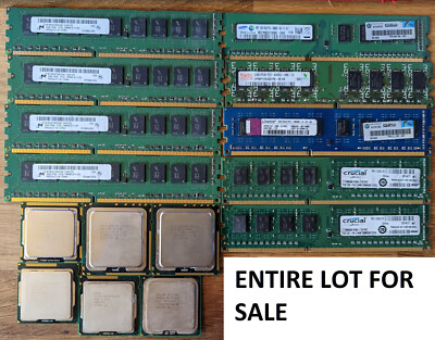 [LOT] Intel XEON X3430, E5620, Pentium G870, E7500, DDR3 Ram, DDR2 RAM