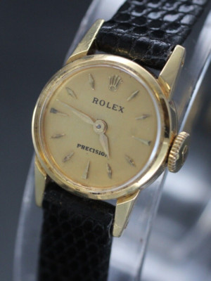 C. 1944 ROLEX Orchid 8648 18K Yellow Gold Women's Watch | eBay