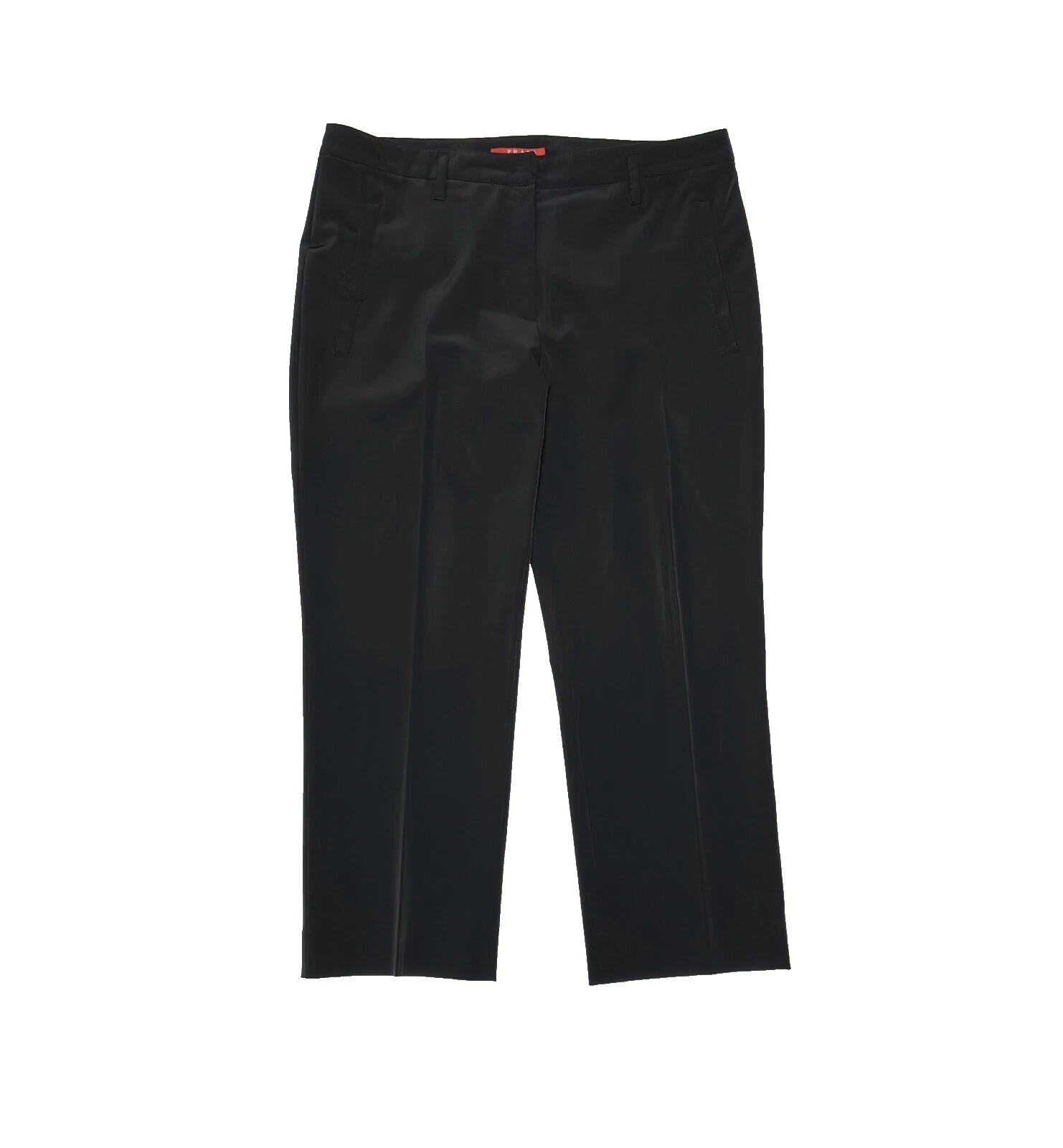 Pantalones de poliéster PRADA Negro para Mujeres