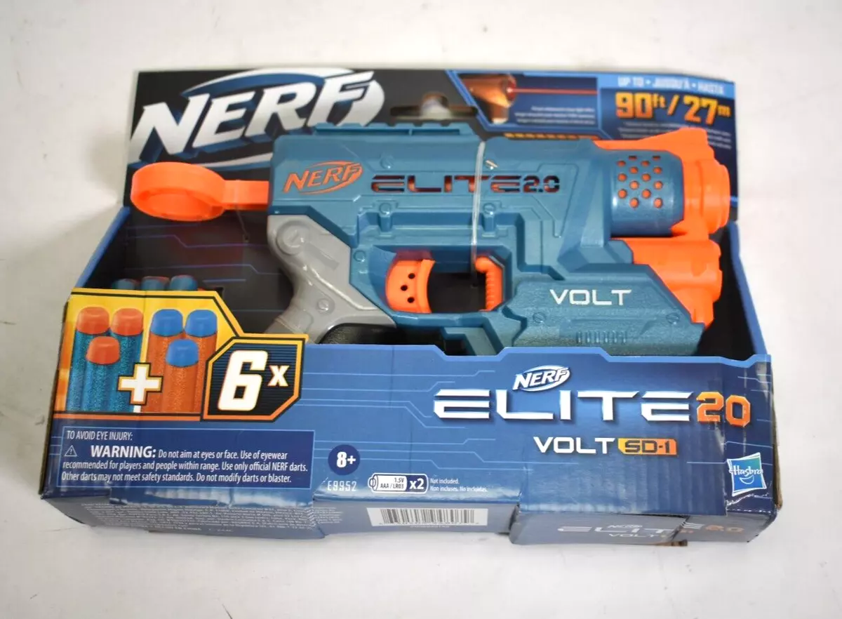 Nerf Elite 2.0 Volt SD-1, Includes 6 Official Nerf Elite Darts