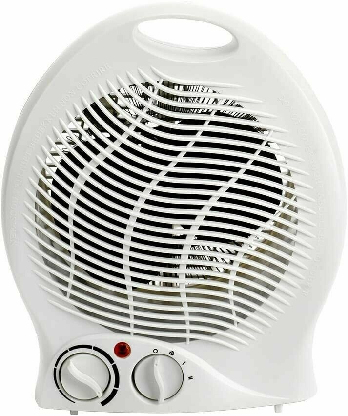 Status 2kw Upright Fan Heater Portable Electric Fan 2 Heat Setting Cold FH1P