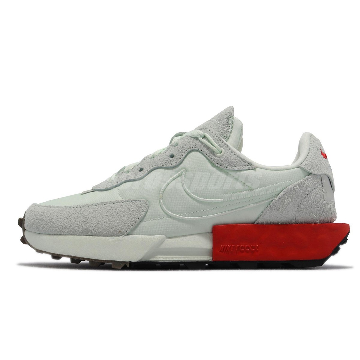 Nike Wmns Fontanka Waffle Green Grey Red Women Casual Lifestyle 
