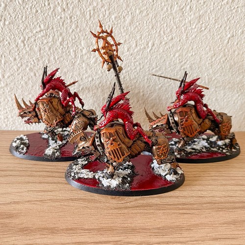 Flesh Hounds Blades Of Khorne Warhammer 40K - Dipinti, Assemblati, Pronti