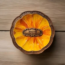 Vintage 5" MCM Boston Mass Trinket Candy Dish Ash Tray By Treasure Craft