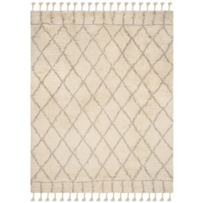 SAFAVIEH Casablanca CSB725B Ivory / Light Grey Rug