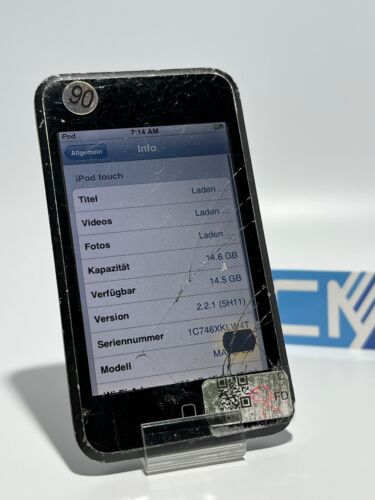 Apple iPod touch 16GB 1G 1.Generation 2008 1st 16 GB WLAN WIFI Displayriss #90 - Bild 7 von 11