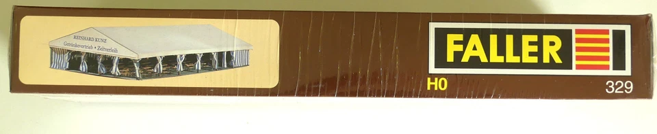 # FALLER H0 329 : Großes Festzelt mit Stoffplane / neu/OVP - Bild 3 von 3