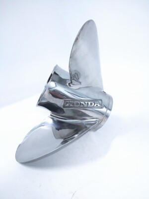 Honda Marine 3 x 13 1/4 x 17 LH, Stainless Steel Propeller , 08M60-ZW7-B10