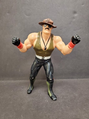1987 WWF LJN SGT SLAUGHTER MAIL AWAY AUTHENTIC FIG...