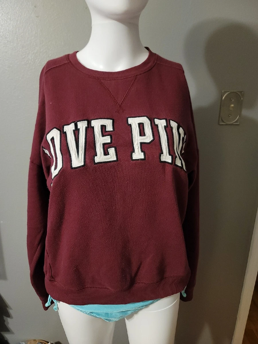Pink victoria secret burgundy clearance sweater