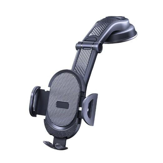 Phone Holder for Car, Dashboard & Windshield Universal Car Mount, Hands Free