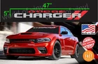 CHARGER OR CUSTOM WORD WINDSHIELD Vinyl Decal Stickers graphics