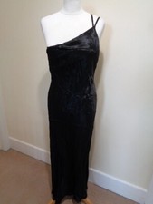 BL^NK LONDON ANTHROPOLOGIE BRAND NEW BLACK STRAPPY EVENING DRESS - SIZE 14