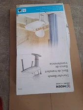 Moen DN7105 Sliding Bath Seat Chair Bench Transfer Tub Heavy Duty Shower Safety 