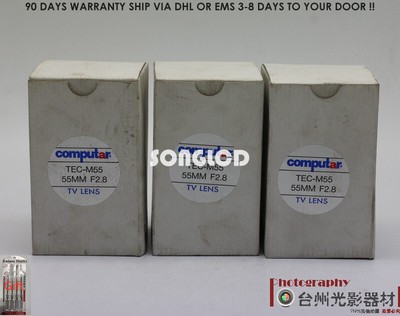 CCD CAMERA LENS computar TEC-M55 TELECENTRIC 55/2.8 (90 DAYS WARRANTY VIA DHL)